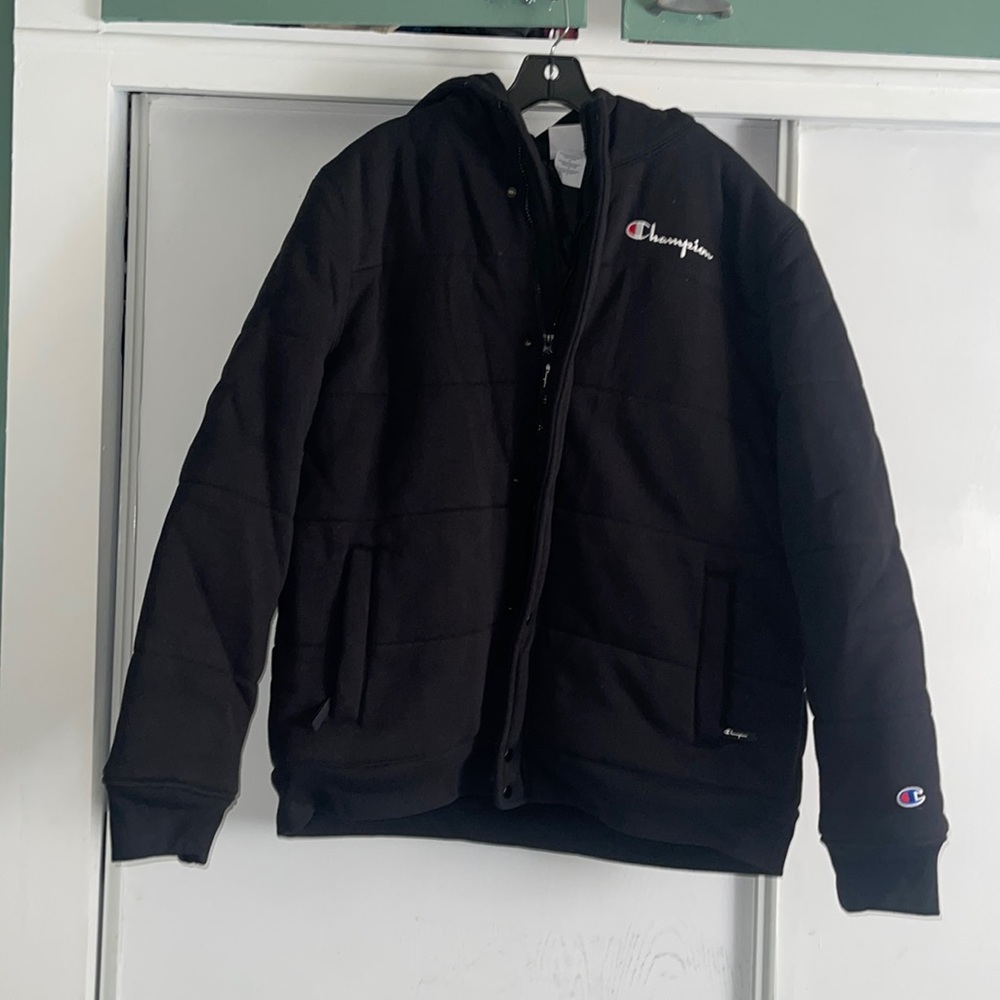 Champion reverse weave heavy button coat XL